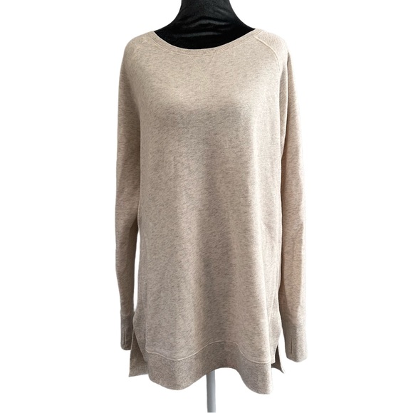 tek gear Tops - Tek Gear Beige Ultra Fleece Sweatshirt – Size Large